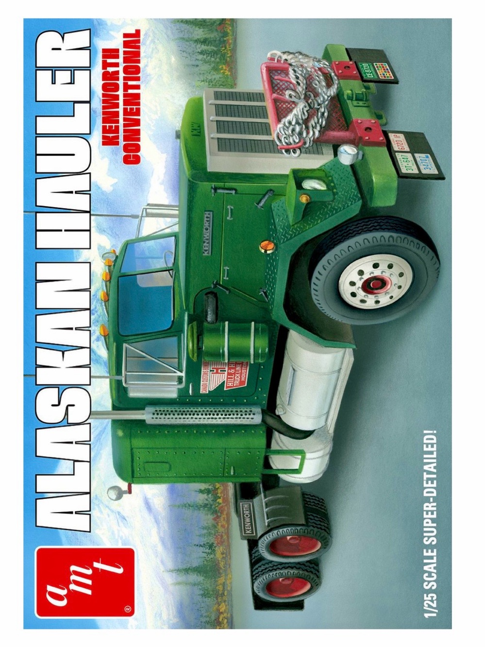 Kenworth Alaskan Hauler Plastic Model Kit—over 300 pieces!
